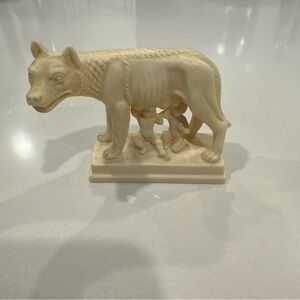 G. Ruggeri Romulus & Remus SheWolf Statue Sculpture Rome Italy